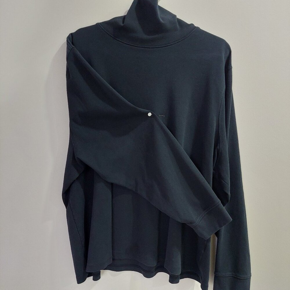 LL Bean Women's Size 3XL Turtle Neck Long Sleeve Casual Top Navy